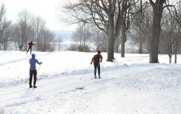 Cross Country Skiing at the Plains of Abraham